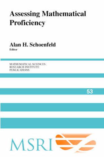 Cover image for Assessing Mathematical Proficiency