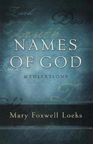 Cover image for Names of God: Meditations