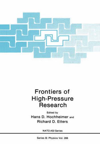 Cover image for Frontiers of High-Pressure Research
