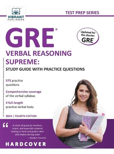 Cover image for GRE Verbal Reasoning Supreme Study Guide with Practice Questions