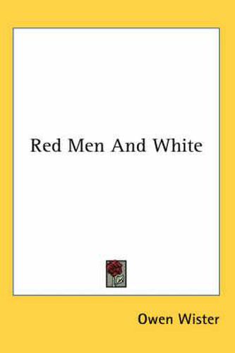 Cover image for Red Men and White