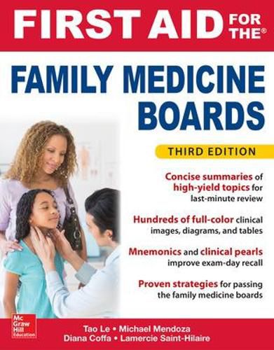 Cover image for First Aid for the Family Medicine Boards, Third Edition