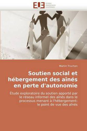 Cover image for Soutien Social Et Hbergement Des ANS En Perte D'Autonomie