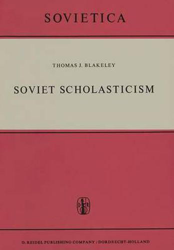 Cover image for Soviet Scholasticism
