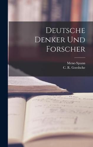 Cover image for Deutsche Denker Und Forscher