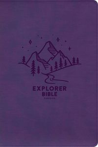 Cover image for KJV Explorer Bible for Kids, Purple Leathertouch, Indexed