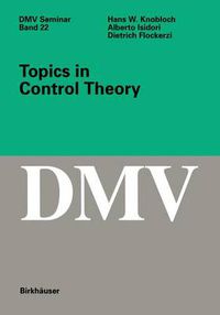 Cover image for Topics in Control Theory