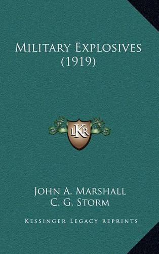 Military Explosives (1919)