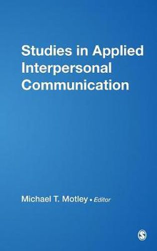 Cover image for Studies in Applied Interpersonal Communication