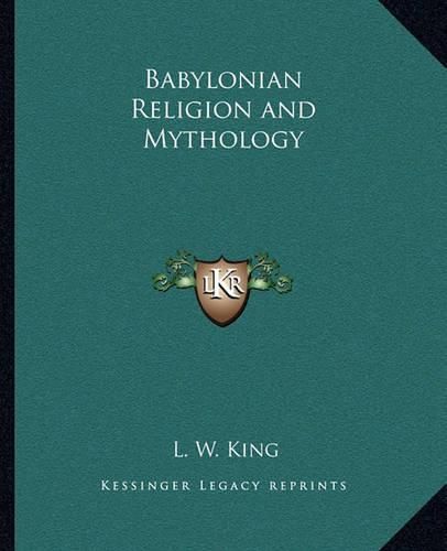 Cover image for Babylonian Religion and Mythology