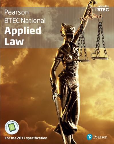 Cover image for BTEC National Applied Law student book + Active book: For the 2017 specifications