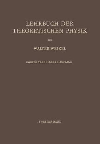 Cover image for Lehrbuch der Theoretischen Physik: Zweiter Band: Struktur der Materie