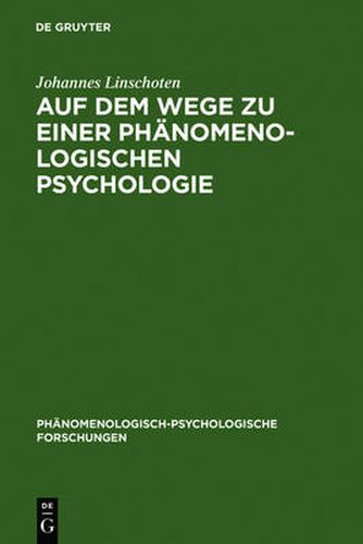 Auf dem Wege zu einer Phanomenologischen Psychologie: Die Psychologie von William James