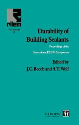 Cover image for Durability of Building Sealants