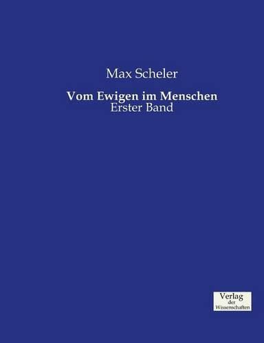 Cover image for Vom Ewigen im Menschen: Erster Band