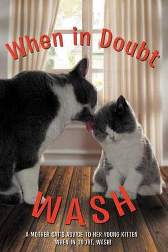 Cover image for When in Doubt Wash: A Mother Cat's Advise to Her Young Kitten