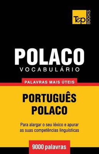 Cover image for Vocabulario Portugues-Polaco - 9000 palavras mais uteis