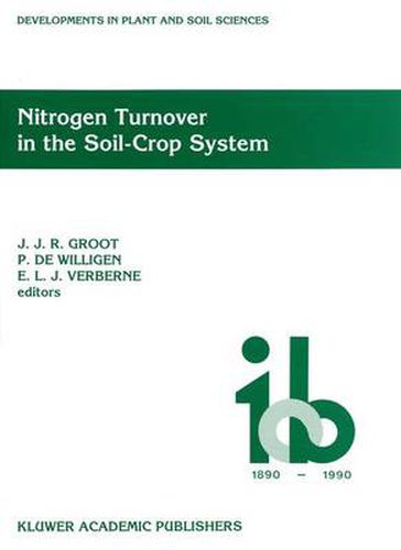 Cover image for Nitrogen Turnover in the Soil-crop System: Modelling of Biological Transformations, Transport of Nitrogen and Nitrogen Use Efficiency - Workshop Proceedings
