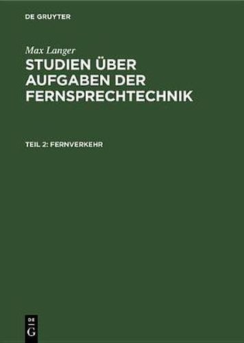 Cover image for Fernverkehr