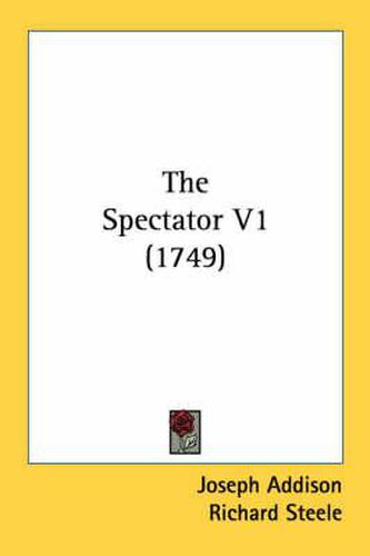 Cover image for The Spectator V1 (1749)