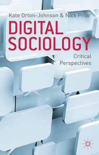 Cover image for Digital Sociology: Critical Perspectives