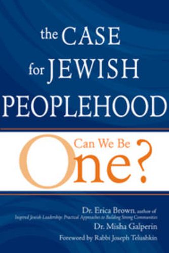 Cover image for The Case for Jewish Peoplehood: Can We Be One?