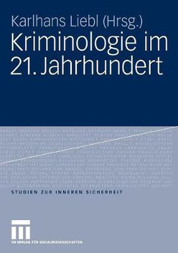 Cover image for Kriminologie Im 21. Jahrhundert