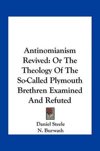 Cover image for Antinomianism Revived