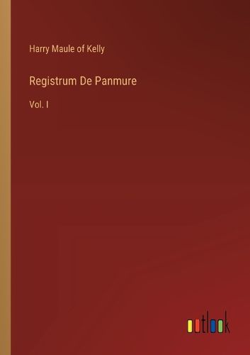 Cover image for Registrum De Panmure