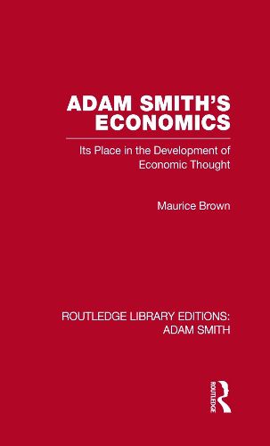 Cover image for RLE: Adam Smith: 5-Volume Set