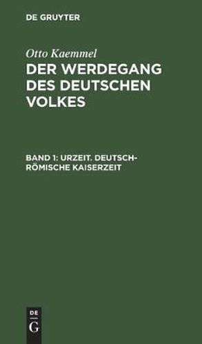 Cover image for Urzeit. Deutsch-Roemische Kaiserzeit