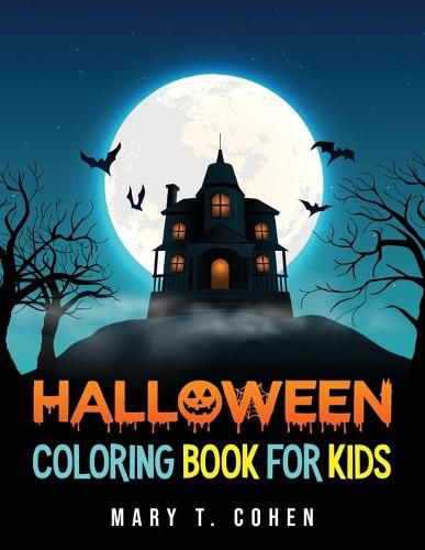 Cover image for Halloween Coloring Book For Kids