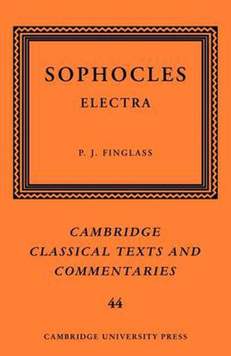 Cover image for Sophocles: Electra