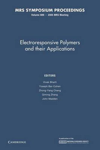 Cover image for Electroresponsive Polymers and their Applications: Volume 889