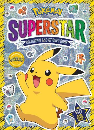Cover image for Pokemon: Superstar Colouring and Sticker Book