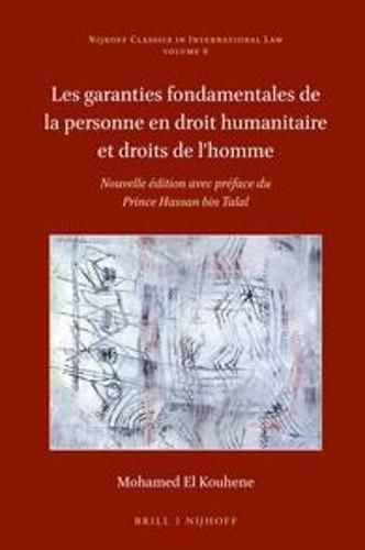 Cover image for Les garanties fondamentales de la personne en droit humanitaire et droits de l'homme