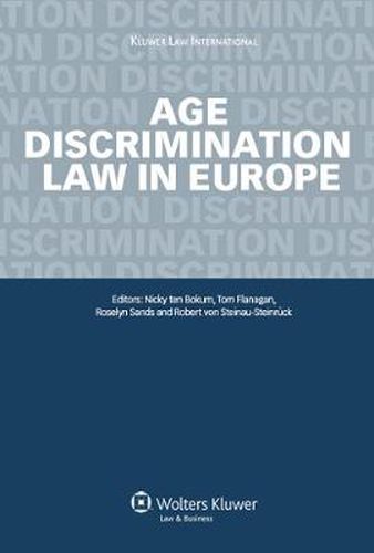 Cover image for Age Discrimination: Law in Europe