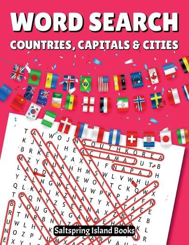 Cover image for WORD SEARH countries, capitals & cities