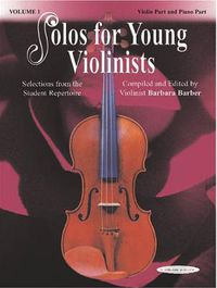Cover image for Solos for Young Violinists , Vol. 1: Selections from the Student Repertoire