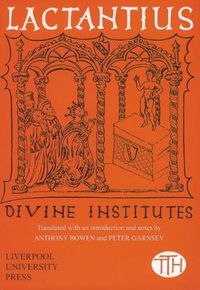 Cover image for Lactantius: Divine Institutes