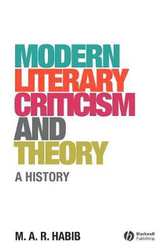 Cover image for Modern Literary Criticism and Theory: A History