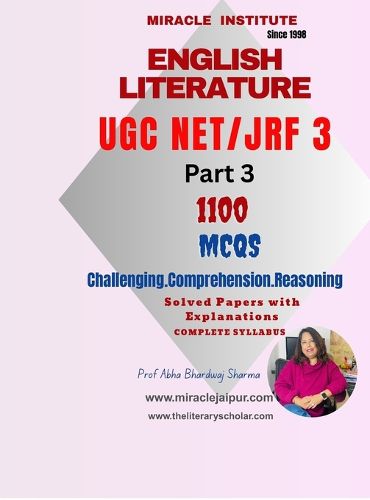 Cover image for English Literature UGC NET JRF 3