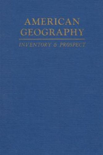 American Geography: Inventory & Prospect