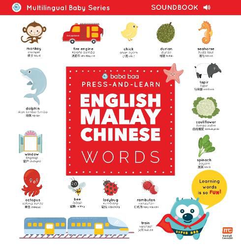 Cover image for Press-and-Learn English Malay Chinese Words Sound Book