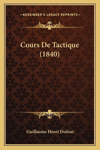 Cours de Tactique (1840)