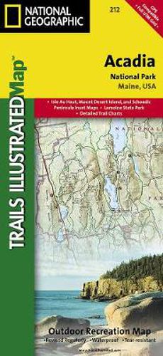 Cover image for Acadia National Park: Trails Illustrated National Parks