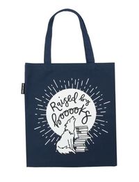 Cover image for Raised by Books Tote Bag