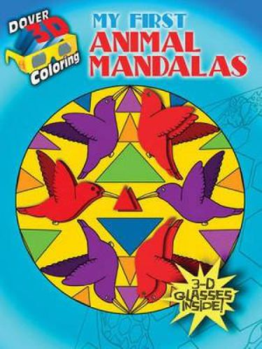 Cover image for 3-D Coloring - My First Animal Mandalas