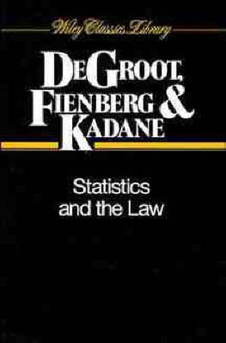 Cover image for Statistics and the Law