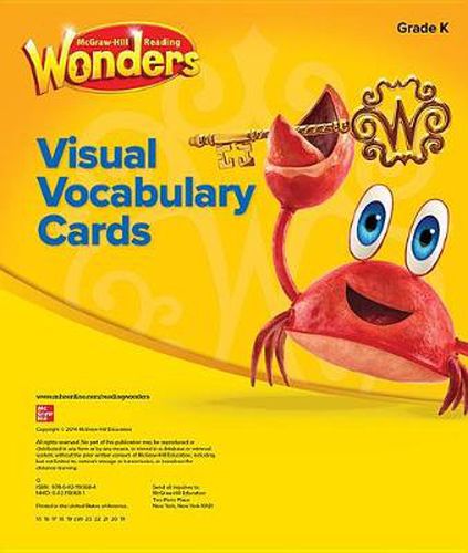 Cover image for Reading Wonders Visual Vocabulary Cards Grade K